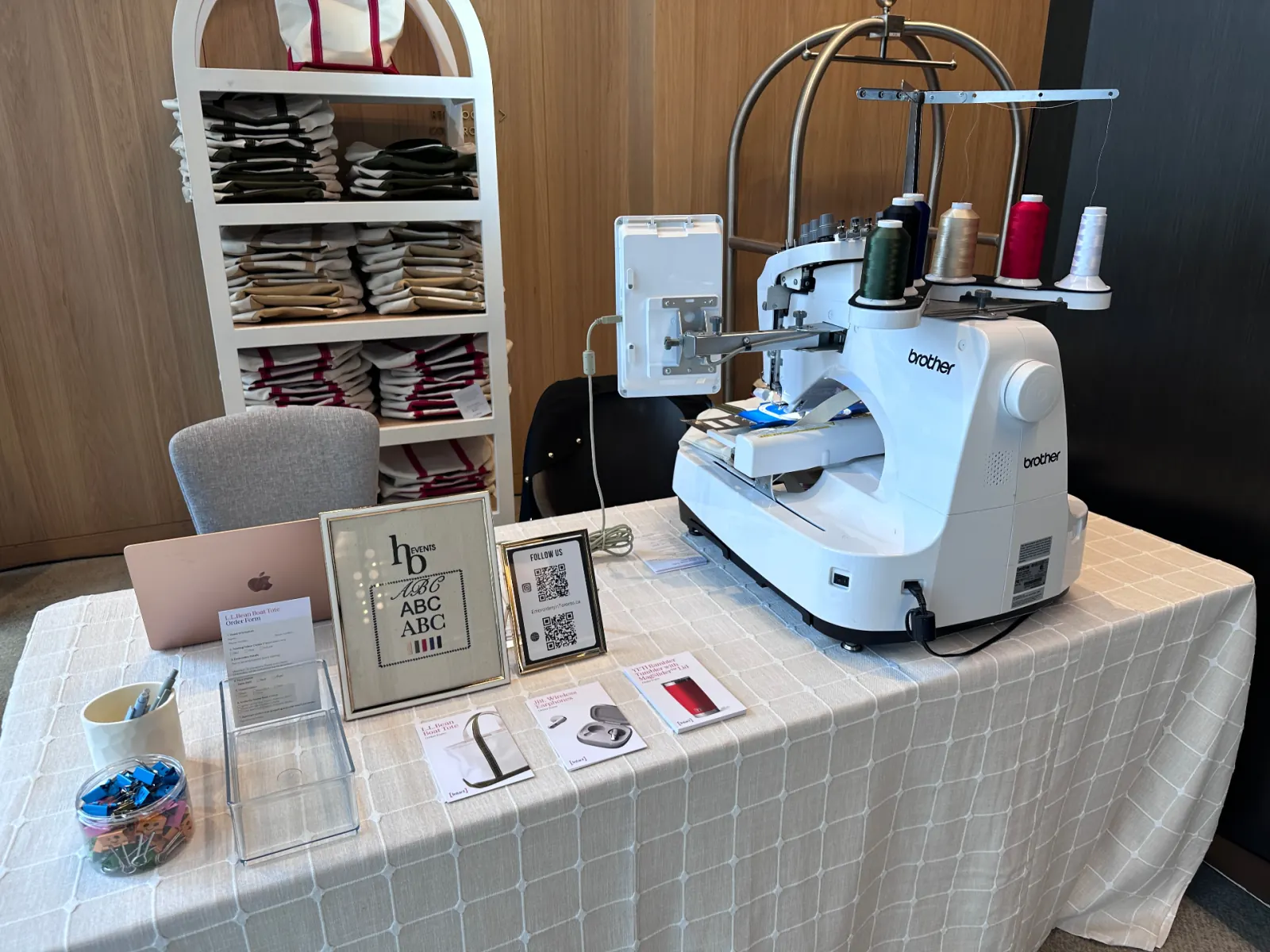 Embroidery Toronto | On-Site Live Events Embroidery